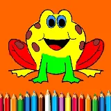 BTS Funny Frog Coloring Book